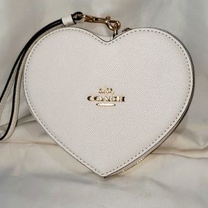 Coach heart wallet